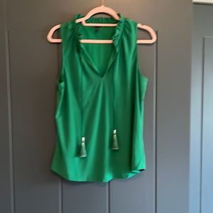 White House Black Market, green top Size small